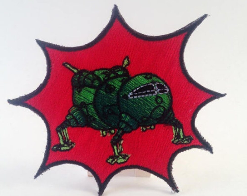 Starbug (Red Dwarf) custom embroidered iron-on patch
