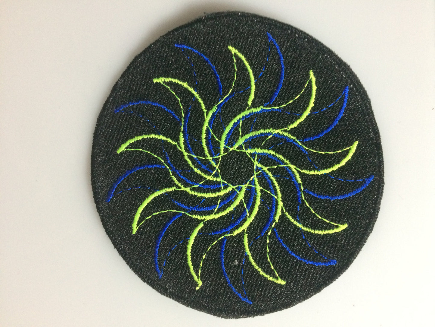 BIG Fractal UV Starburst Embroidered patch
