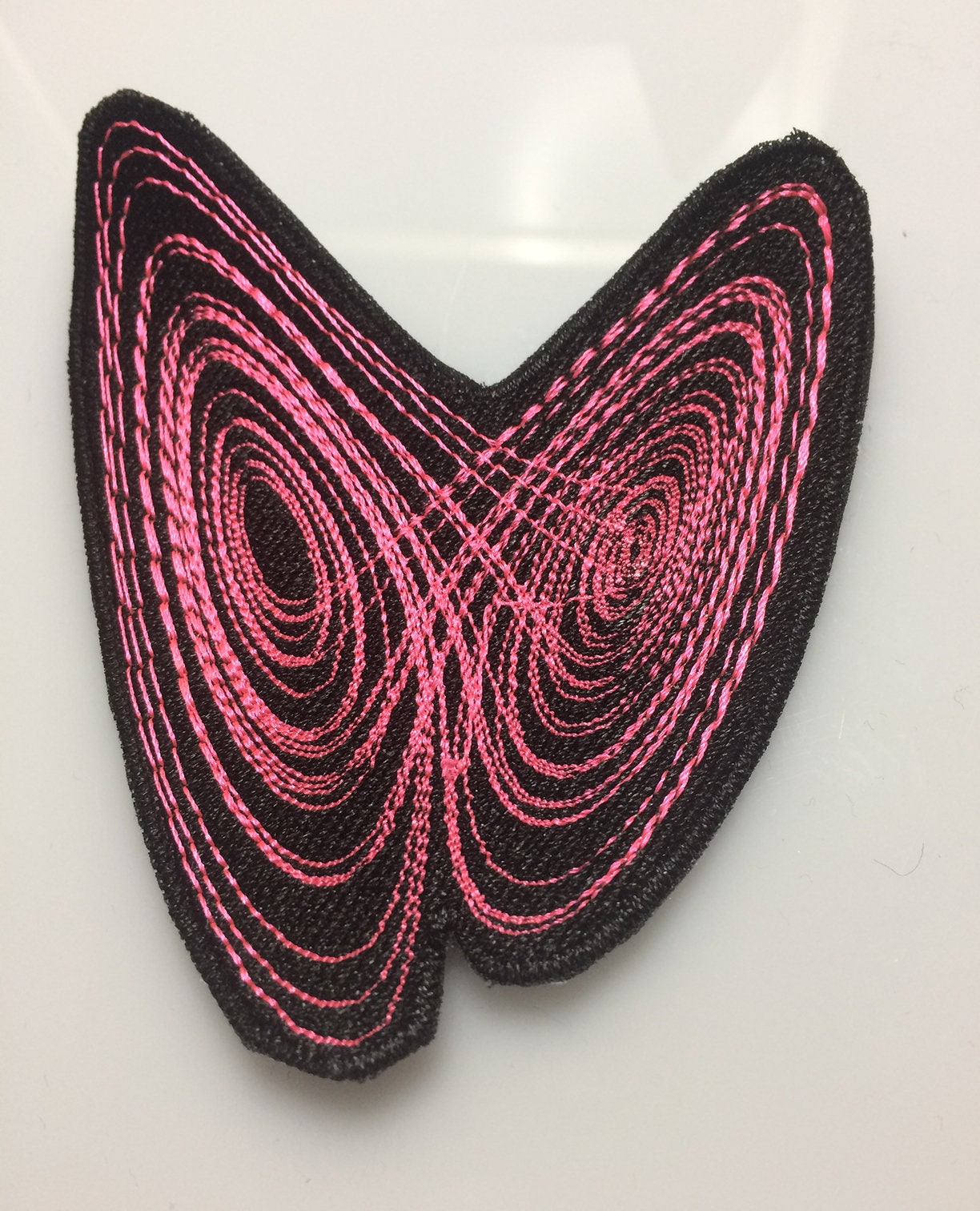 UV Reactive Lorenz Attractor Embroidered Patch