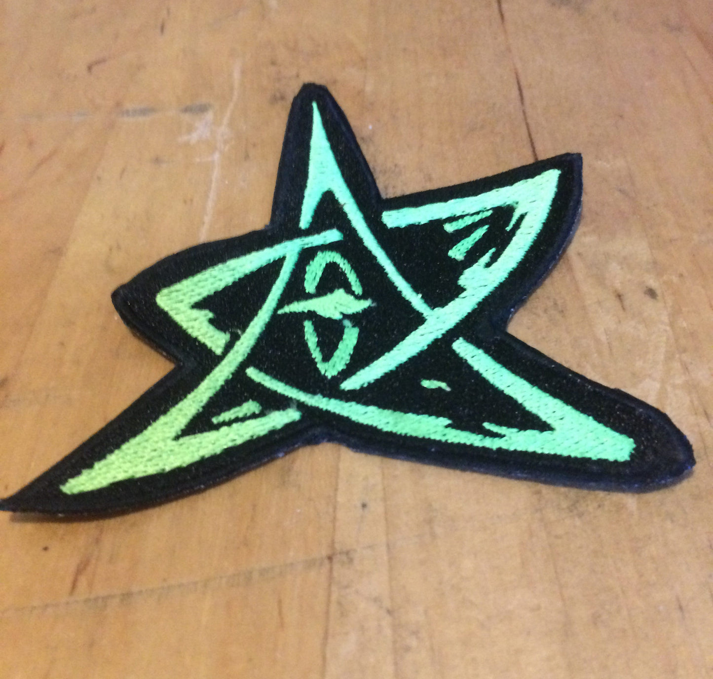 Elder Sign UV Reactive embroidered patch