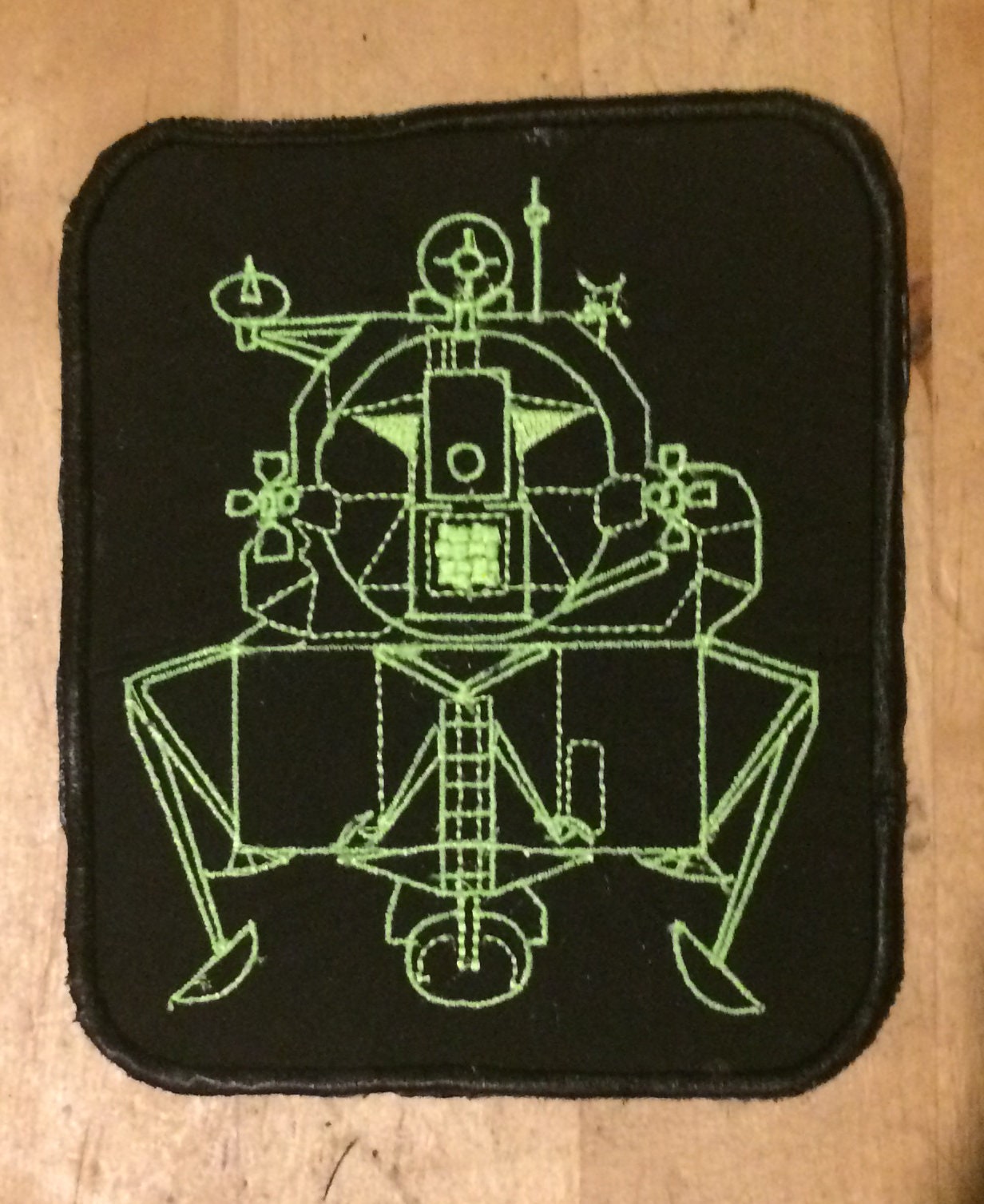 Apollo 50th Anniversary Giant UV Lunar Lander Patch. Iron-on or sew on, quick dispatch!
