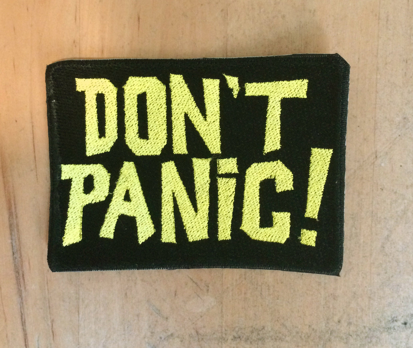 DONT PANIC! Embroidered patch ( HHGTTG )