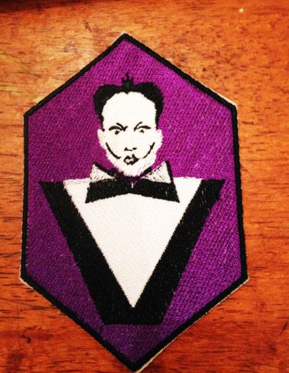 Klaus Nomi custom iron-on embroidered patch!