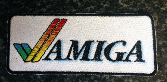 Amiga Logo custom embroidered patch