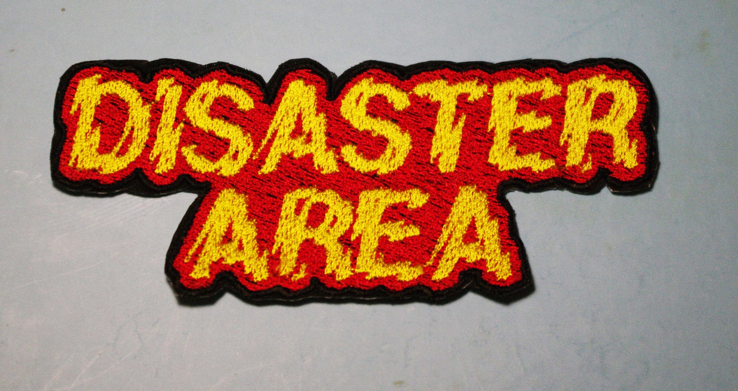 Big Disaster Area embroidered patch (HHGTTG)