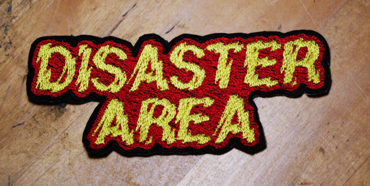 Big Disaster Area embroidered patch (HHGTTG)