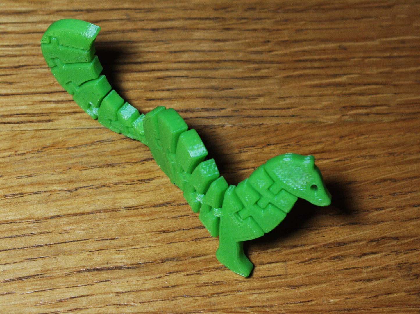 Flexible Weasel 3d printed toy. Multiple colours available. Quick dispatch. Free UK delivery.