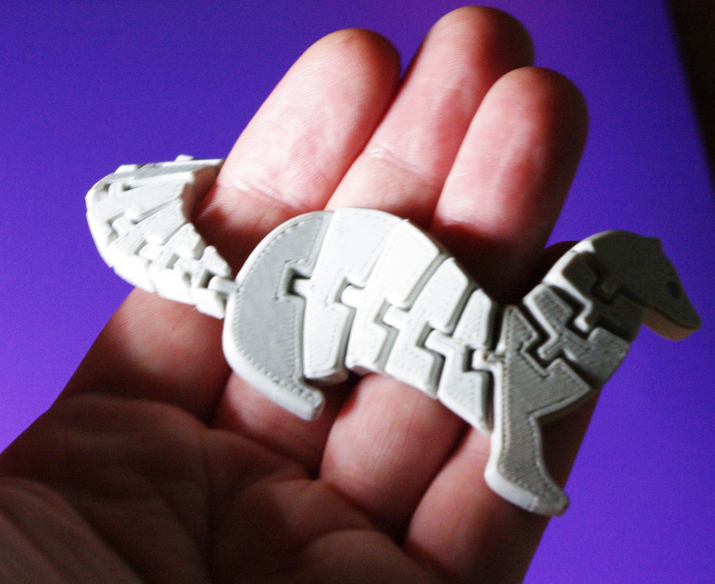 Flexible Weasel 3d printed toy. Multiple colours available. Quick dispatch. Free UK delivery.