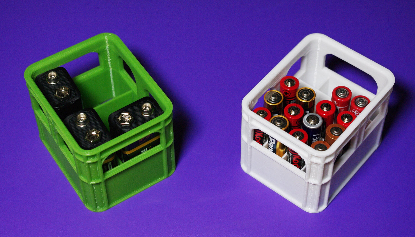 3d prited beer crate shaped battery holder! Quick dispatch. Free delivery in UK