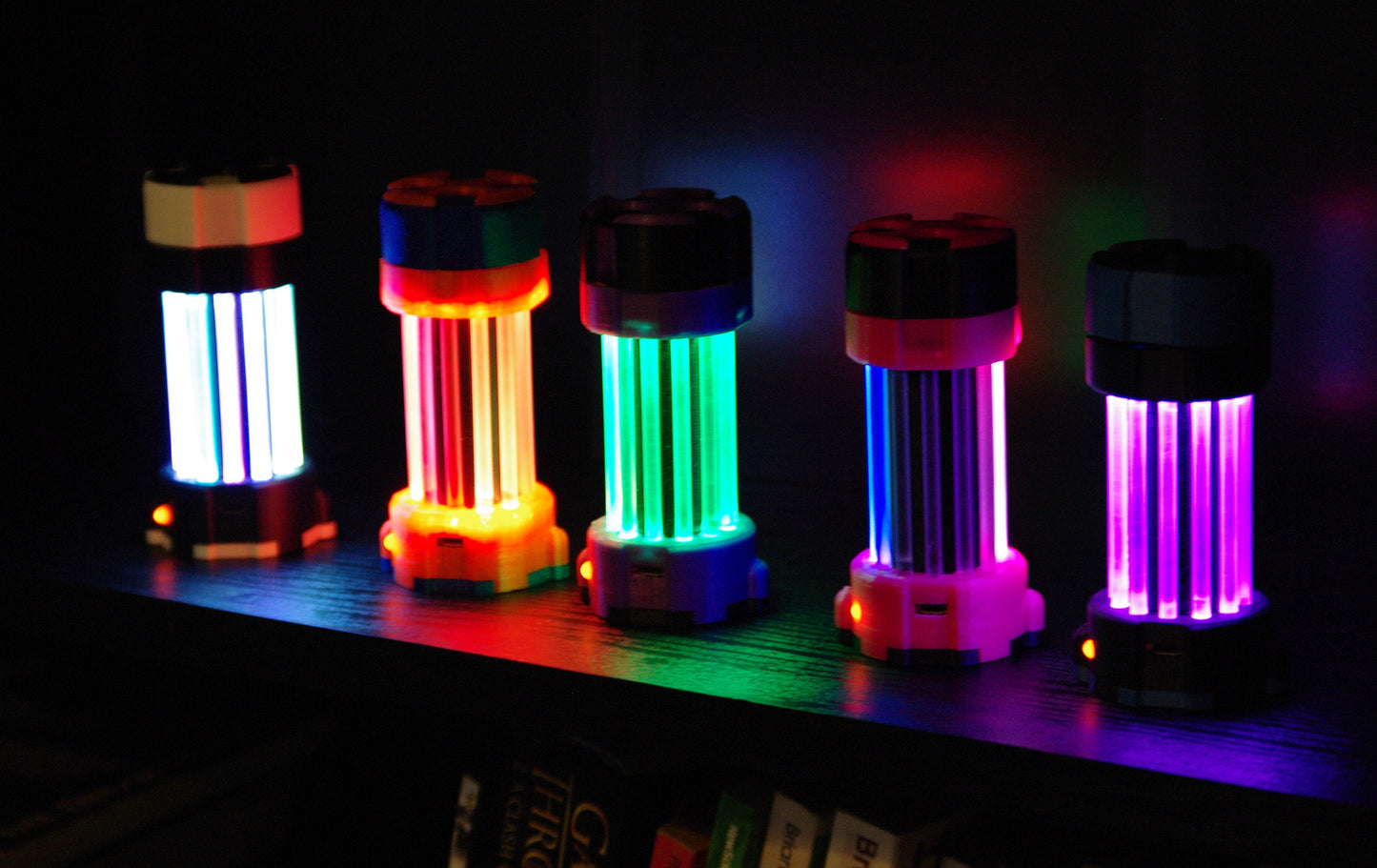 Warp Lamp - Unique Light Display Lamp, Fidget Toy and Rave Accessory, Original Alleykat Design, Made in Sheffield, Quick Dispatch!