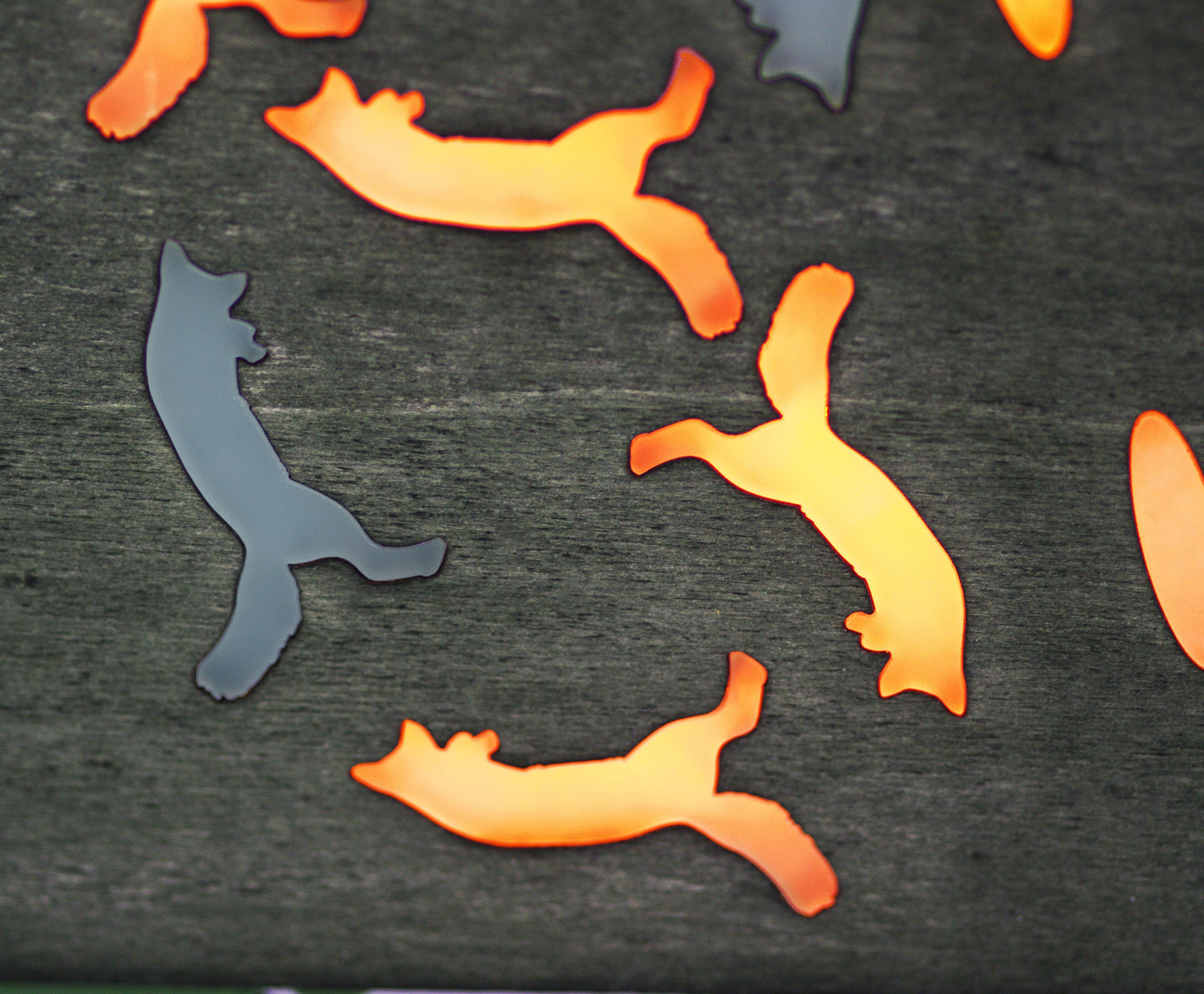 Giant 7 Segment Fox Clock display. Unique design. Made in Sheffield, UK by Alleykat. Quick Dispatch. FREE UK Shipping