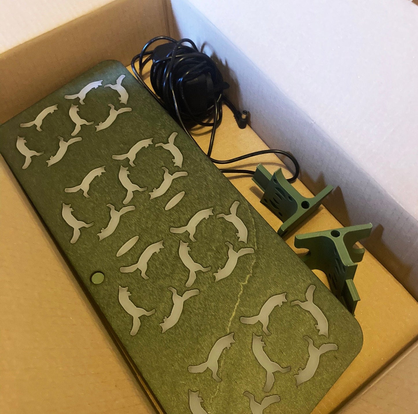 Giant 7 Segment Fox Clock display. Unique design. Made in Sheffield, UK by Alleykat. Quick Dispatch. FREE UK Shipping
